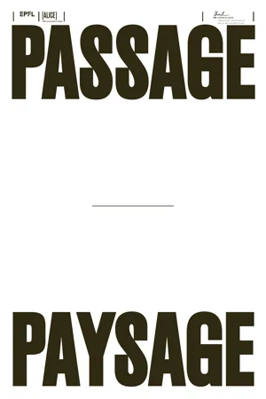 Passage – Paysage