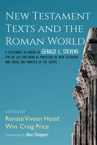 New Testament Texts and the Roman World_cover