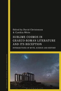 Sublime Cosmos in Graeco-Roman Literature and its Reception_cover