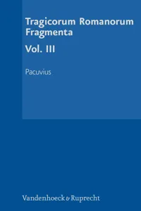Tragicorum Romanorum Fragmenta. Vol. III_cover
