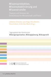 Wissensproduktion, Wissensmobilisierung und Wissenstransfer_cover