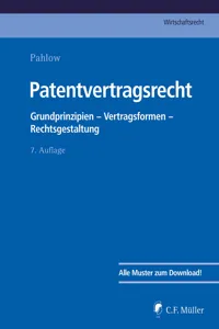 Patentvertragsrecht_cover