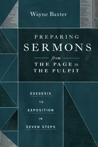 Preparing Sermons from the Page to the Pulpit_cover