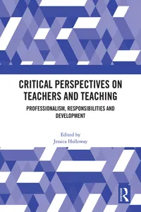 Critical Perspectives on Teachers and Teaching_cover