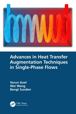 Advances in Heat Transfer Augmentation Techniques in Single-Phase Flows