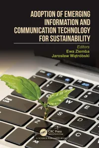 Adoption of Emerging Information and Communication Technology for Sustainability_cover