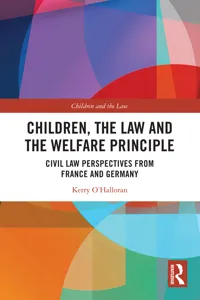 Children, the Law and the Welfare Principle_cover