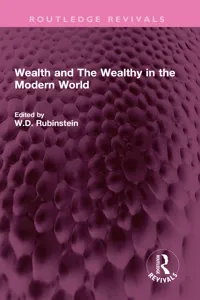Wealth and The Wealthy in the Modern World_cover