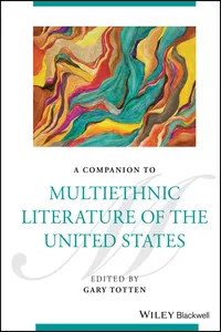 A Companion to Multiethnic Literature of the United States_cover
