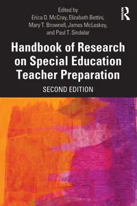 Handbook of Research on Special Education Teacher Preparation_cover