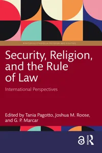 Security, Religion, and the Rule of Law_cover