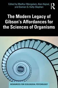 The Modern Legacy of Gibson's Affordances for the Sciences of Organisms_cover