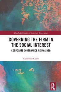 Governing the Firm in the Social Interest_cover