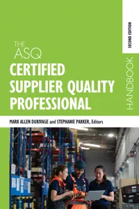 The ASQ Certified Supplier Quality Professional Handbook_cover
