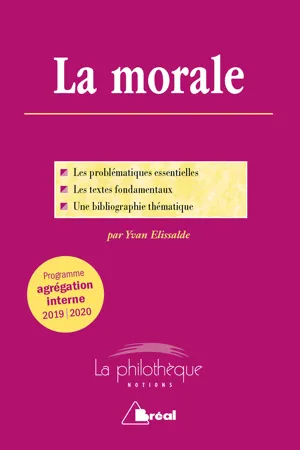 La morale - Programme agrégation interne 2019-2020