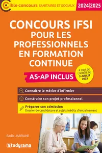 Concours IFSI pour les professionnels en formation continue - AS-AP inclus - Concours 2023-2024_cover