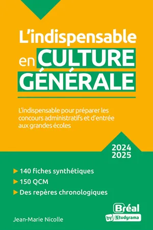 L'indispensable en culture générale - 2023-2024