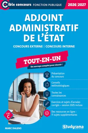Adjoint administratif principal de 2e classe de l'État – Tout-en-un – Catégorie C – Concours 2025