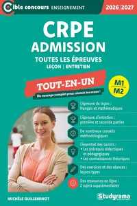 CRPE - Admission - Toutes les épreuves - Concours 2026-2027_cover