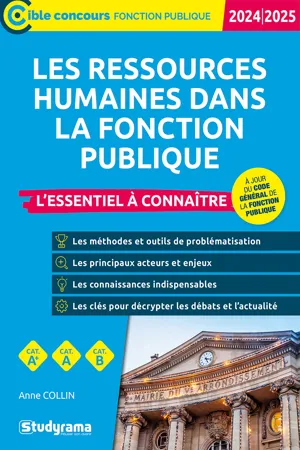 Les ressources humaines dans la fonction publique : L'essentiel à connaître - Catégories A+, A et B - Édition 2024-2025