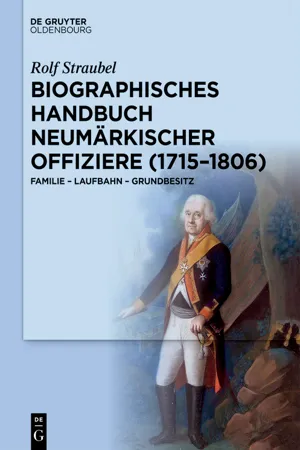Biographisches Handbuch neumärkischer Offiziere (1715–1806)