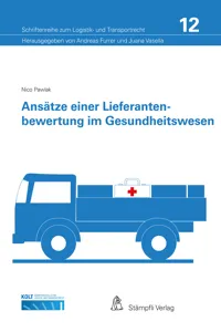 Ansätze einer Lieferantenbewertung im Gesundheitswesen_cover