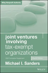 Joint Ventures Involving Tax-Exempt Organizations, 2023 Supplement_cover