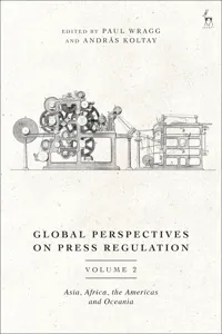 Global Perspectives on Press Regulation, Volume 2_cover