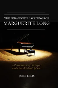 The Pedagogical Writings of Marguerite Long_cover