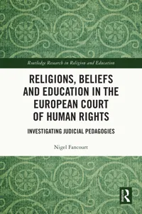 Religions, Beliefs and Education in the European Court of Human Rights_cover