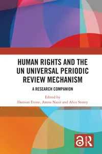 Human Rights and the UN Universal Periodic Review Mechanism_cover