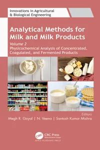 Analytical Methods for Milk and Milk Products_cover