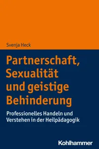 Partnerschaft, Sexualität und geistige Behinderung_cover