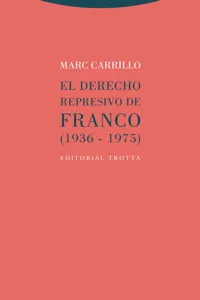 El Derecho represivo de Franco_cover