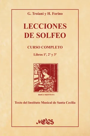 Lecciones de solfeo