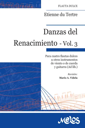 Danzas del renacimiento Vol 3