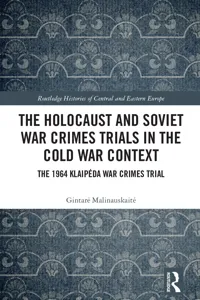 The Holocaust and Soviet War Crimes Trials in the Cold War Context_cover