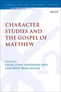 Character Studies in the Gospel of Matthew_cover