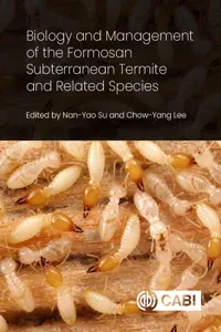 Biology and Management of the Formosan Subterranean Termite and Related Species_cover