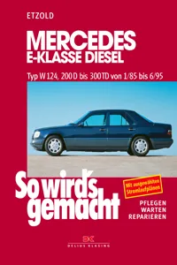Mercedes E-Klasse Diesel W124 von 1/85 bis 6/95_cover