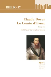 Claude Boyer: Le Comte d'Essex. Tragédie_cover