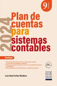 Plan de cuentas para sistemas contables 2024 - 9na edición_cover