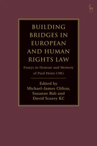 Building Bridges in European and Human Rights Law_cover