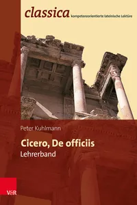 Cicero, De officiis - Lehrerband_cover