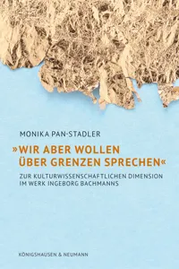 »Wir aber wollen über Grenzen sprechen«_cover