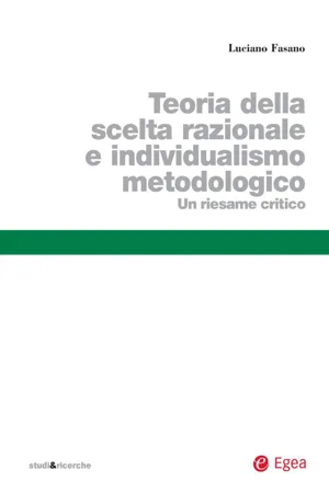 Teoria della scelta razionale e individualismo metodologico