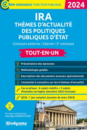 IRA : Thèmes d'actualité des politiques publiques d'État - Tout-en-un - Catégorie A - Édition 2024