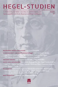 Hegel-Studien, Bd. 57_cover