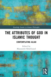 The Attributes of God in Islamic Thought_cover