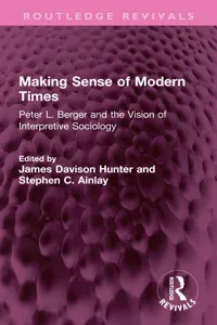 Making Sense of Modern Times_cover